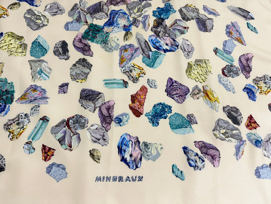 Hermes Mineraux Silk Scarf