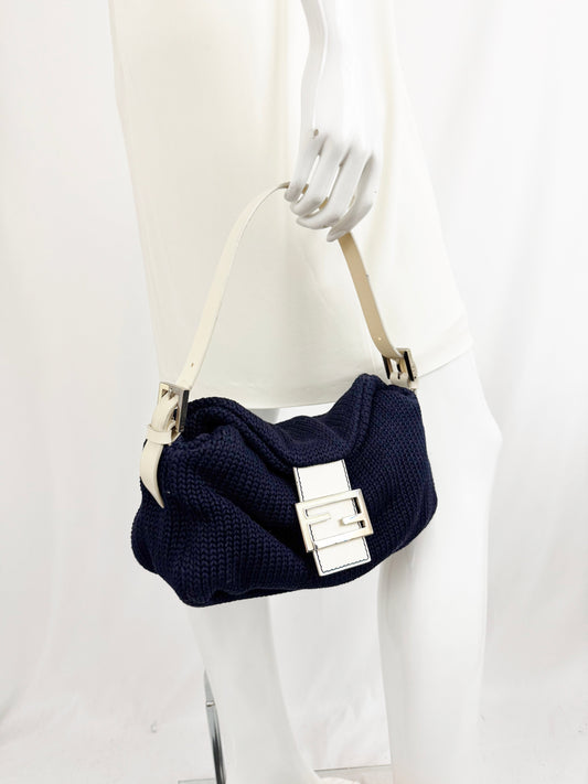 Fendi Knit Baguette Bag