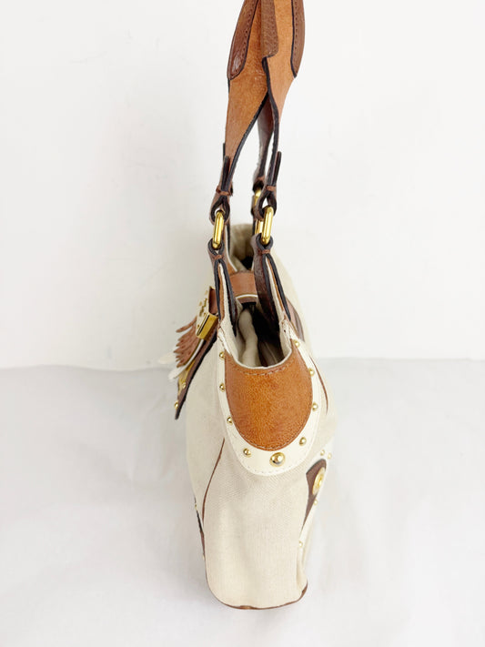 Etro Canvas Shoulder Bag