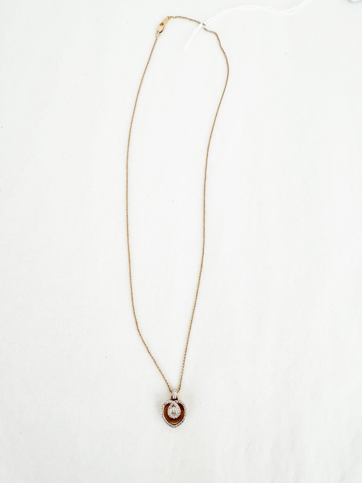 14K Diamond Pendant Necklace