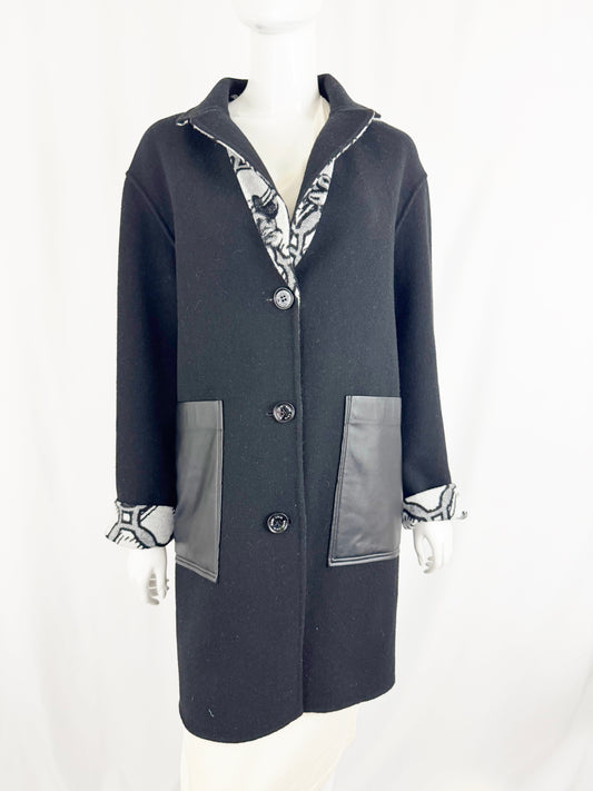 NEW Marc Cain Reversible Coat Size M