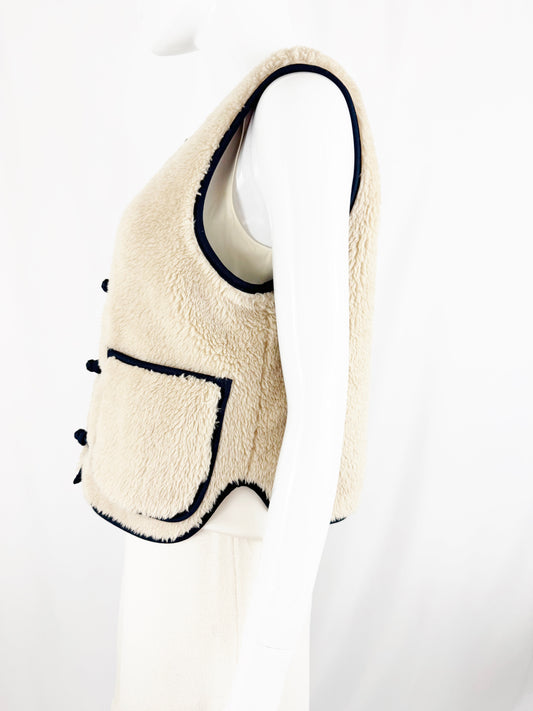 Re/Done Sherpa Vest Size XS