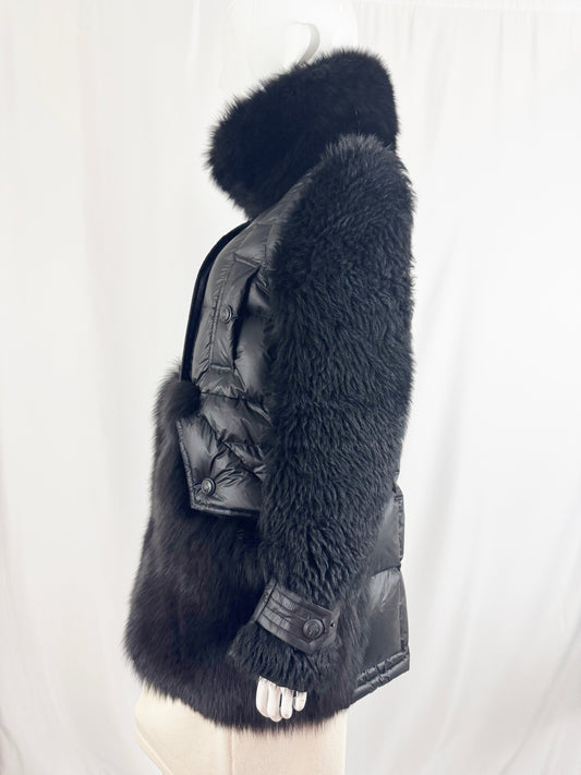 Moncler Puffer and Fur Vest/Coat Size XS