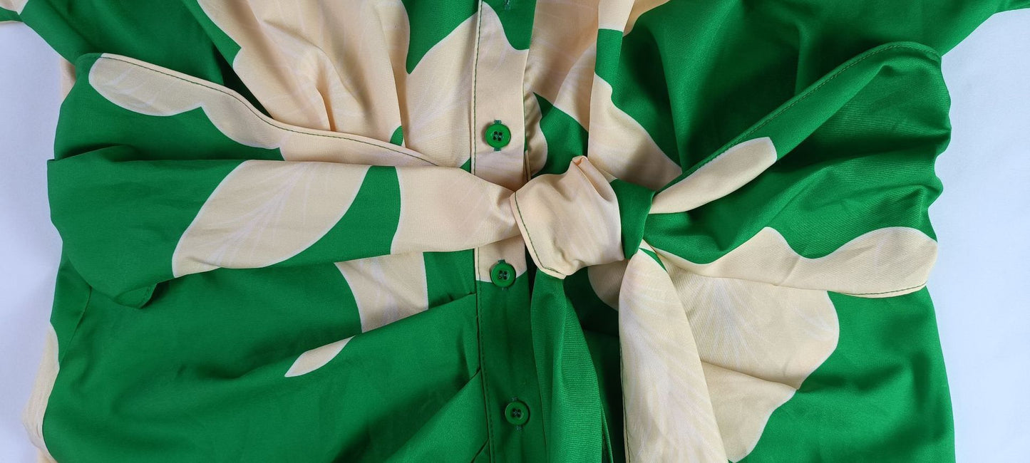Robe Chemisier à Col Revers