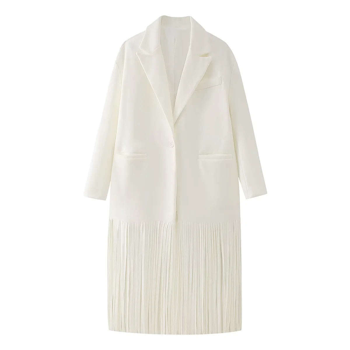 Manteau en laine à pompon pour femmes, mode de rue