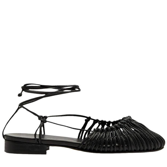 Sandales Vintage en Cuir Véritable