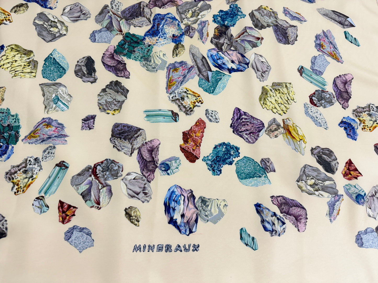 Hermes Mineraux Silk Scarf