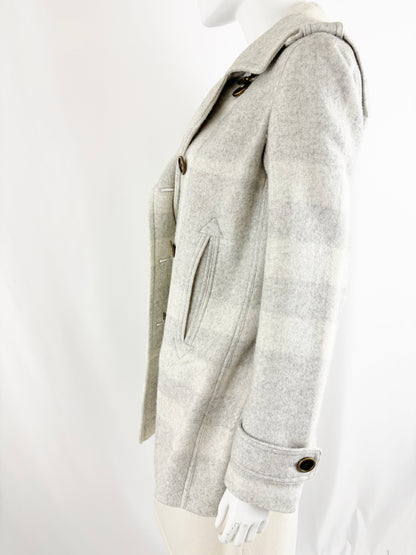 Burberry Brit Check Peacoat Size 8