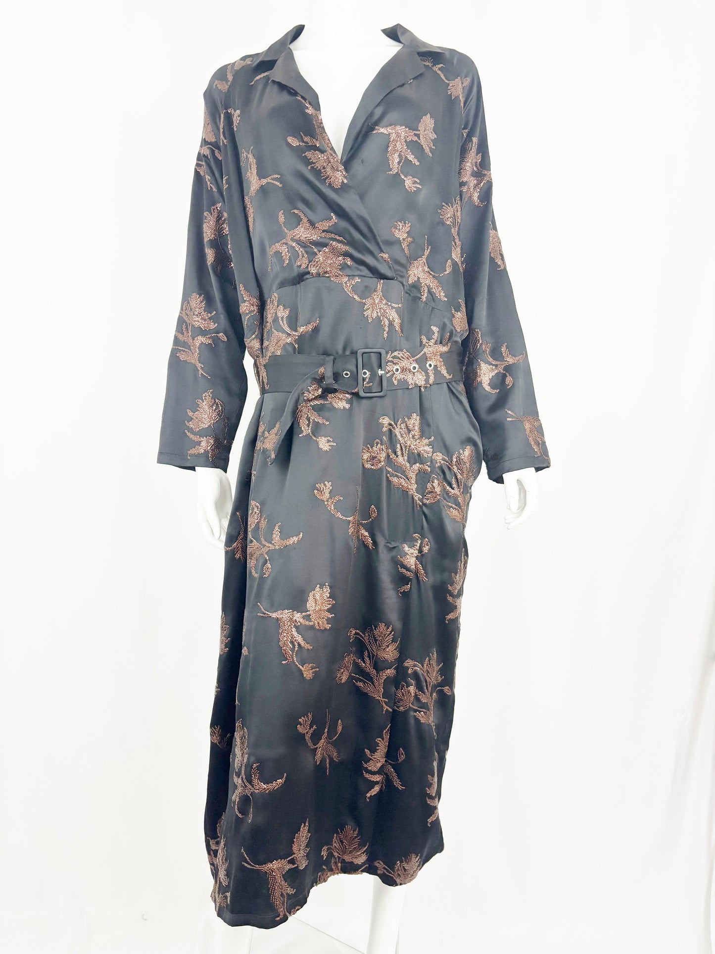 New Rachel Comey Satin Dress W/ Sequin Size 8