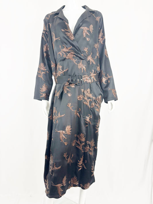 New Rachel Comey Satin Dress W/ Sequin Size 8