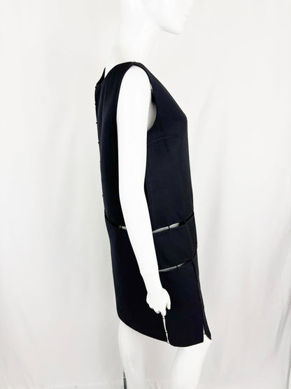 Prada Cut Out Wool Dress Size M