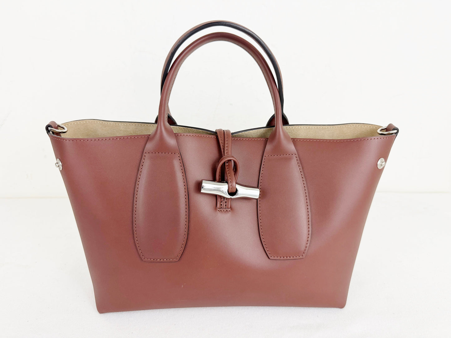 Longchamp Roseau Leather Tote
