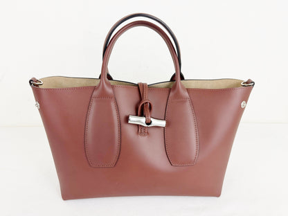 Longchamp Roseau Leather Tote