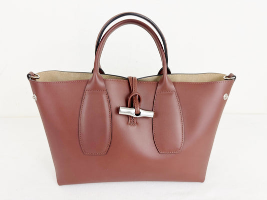 Longchamp Roseau Leather Tote