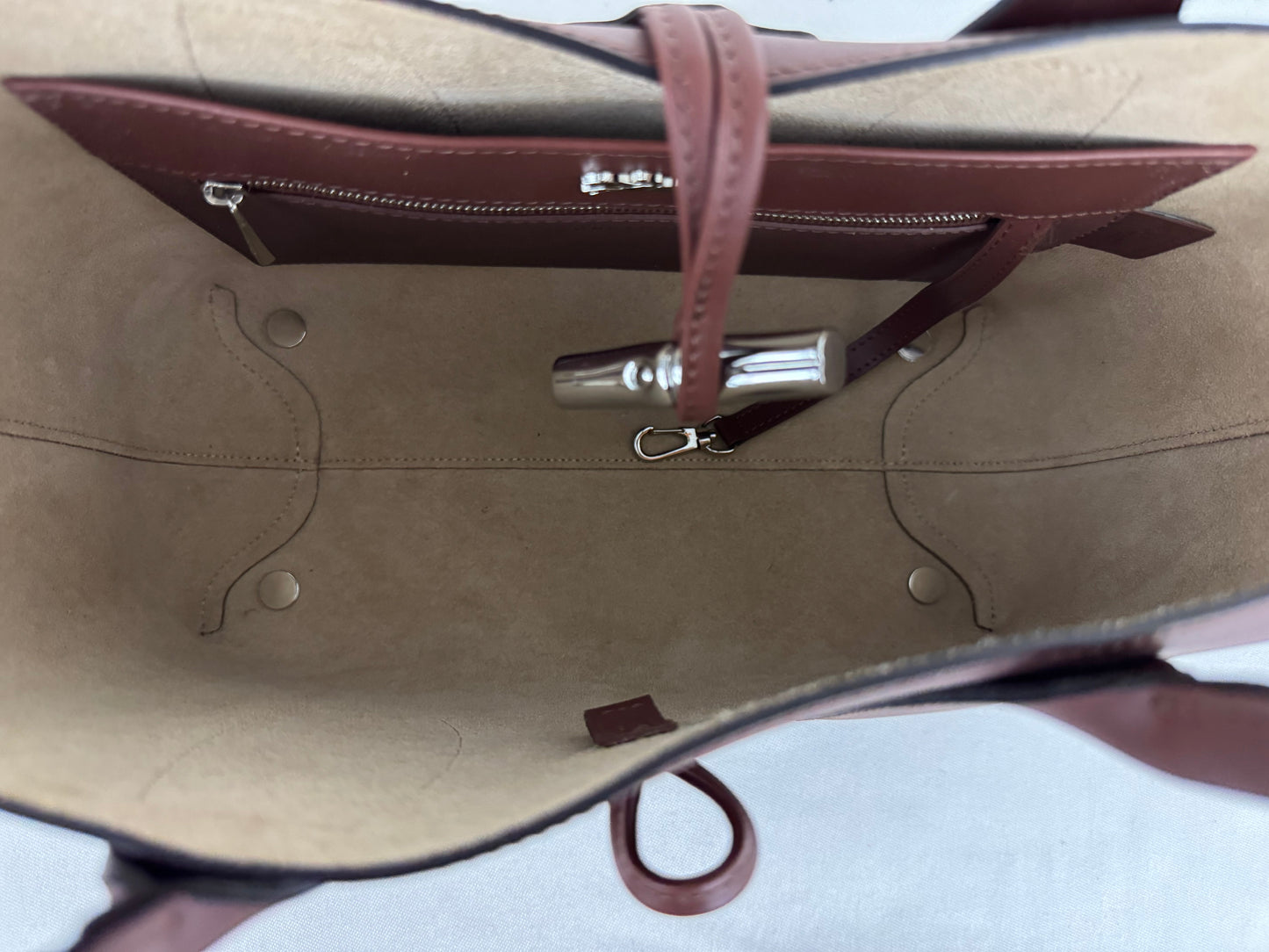 Longchamp Roseau Leather Tote