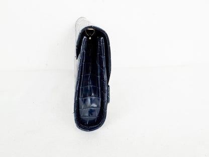 L.K. Bennett Faux Croc Clutch