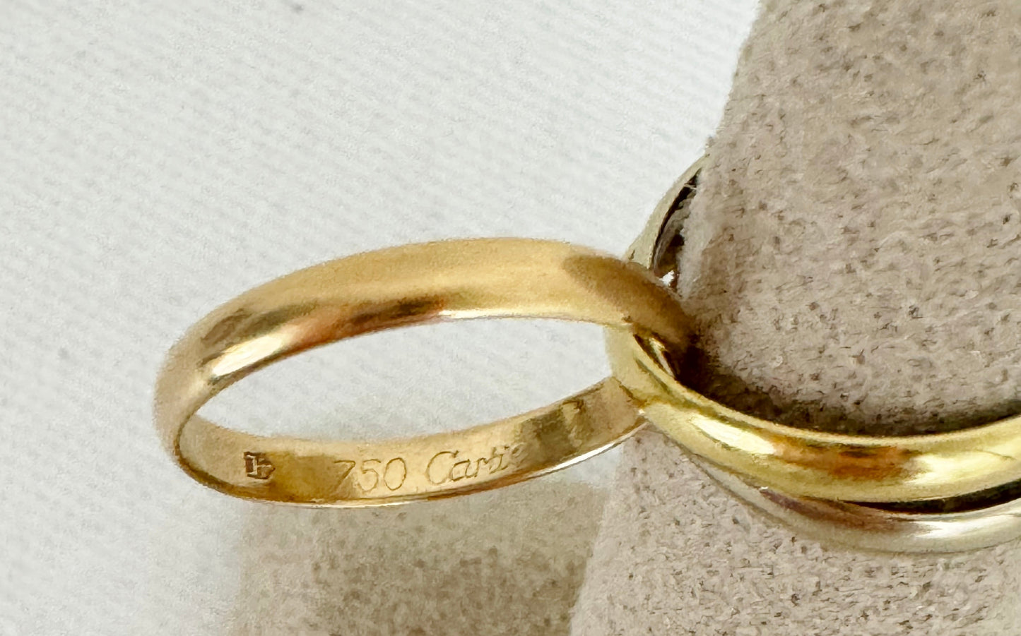 Cartier Tri-Color Trinity Ring Size 4