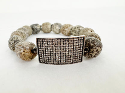 Pave Diamond Ball Bracelet