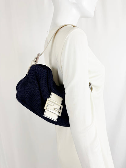 Fendi Knit Baguette Bag