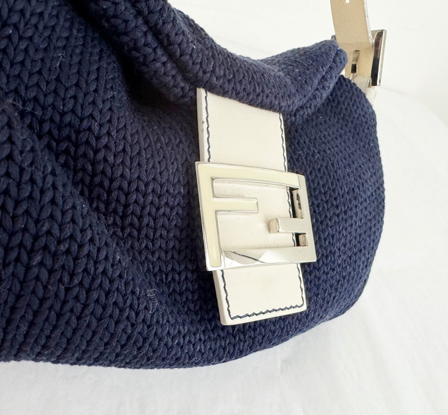 Fendi Knit Baguette Bag