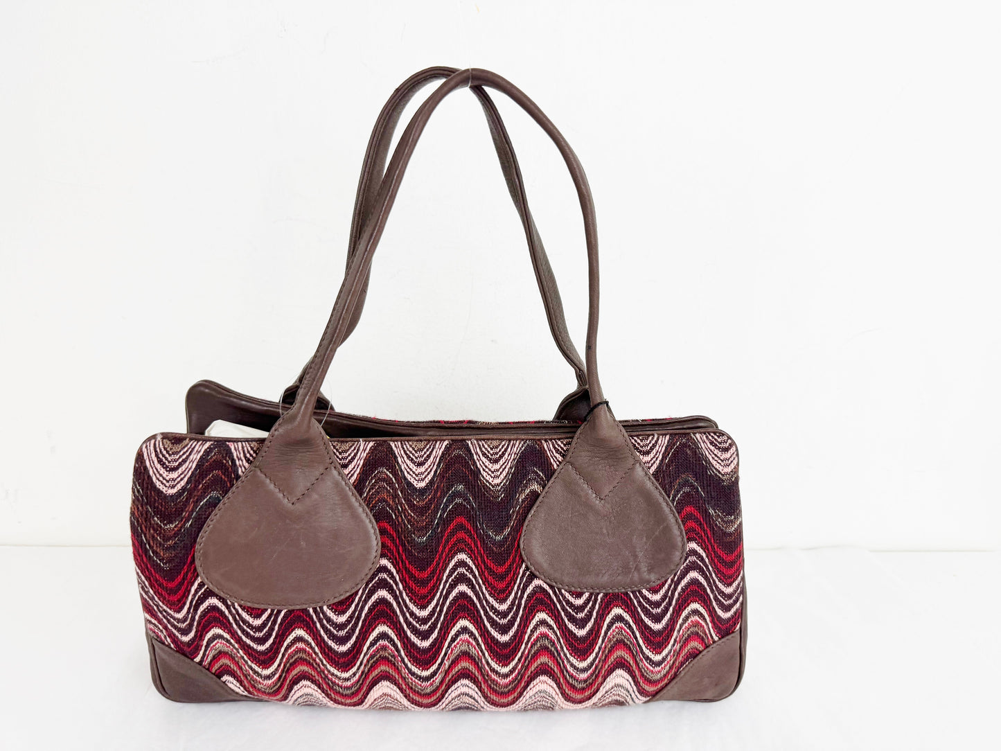 NEW Missoni with Leather Trim Shoulder Bag