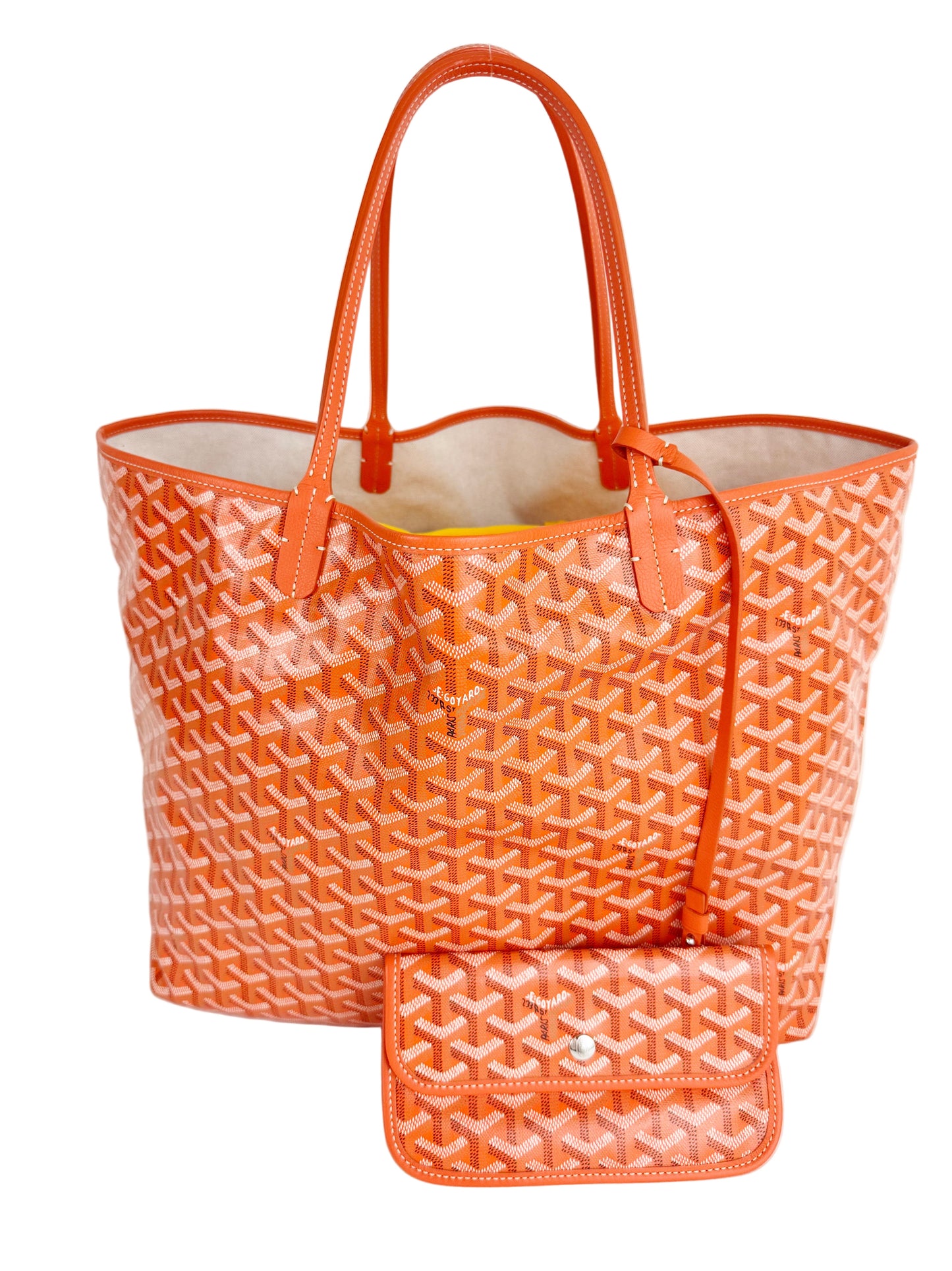 Goyard Goyardine Saint Louis GM Tote and Pouch