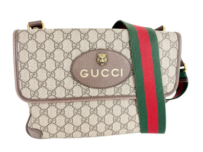 Vintage Gucci Double Flap Messenger Bag