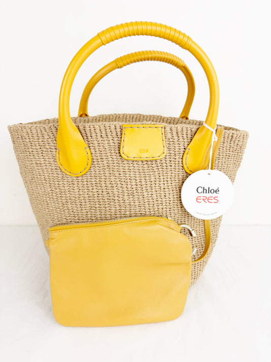 NEW Chloe Raffia Tote