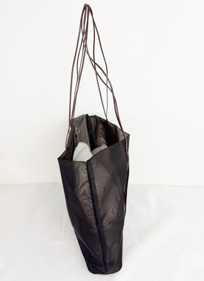 Prada Mesh w/Leather Trim Tote