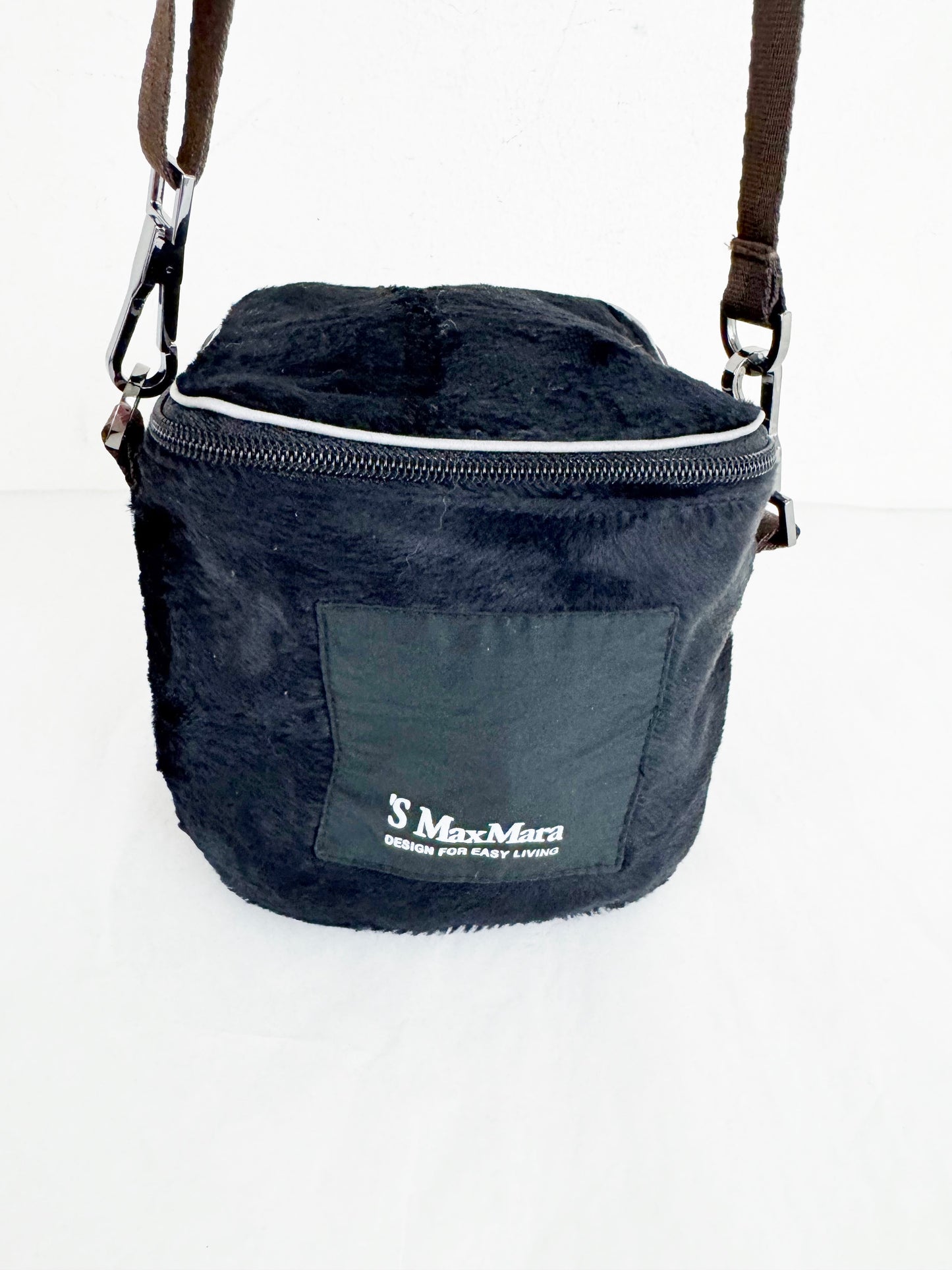 S Max Mara Faux Fur Bag