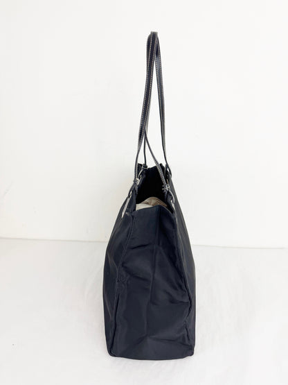 Prada Tessuto with Leather Trim Satchel