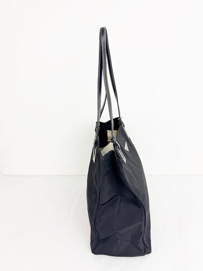 Prada Tessuto with Leather Trim Satchel
