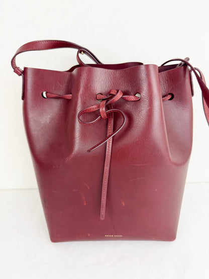 Mansur Gavriel Leather Bucket Bag