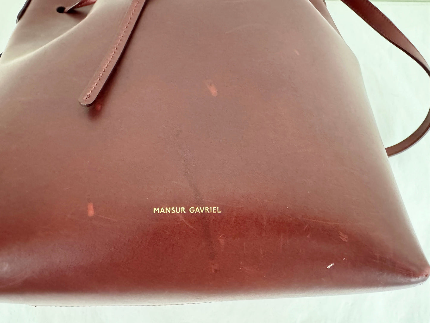 Mansur Gavriel Leather Bucket Bag