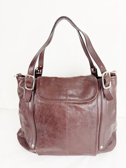 NEW Tod's Leather Tote Messenger With Strap