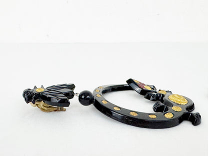 Isabel Canovas Fly/Lizard Earrings