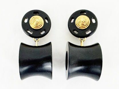 Isabel Canovas Spool Clip Earrings