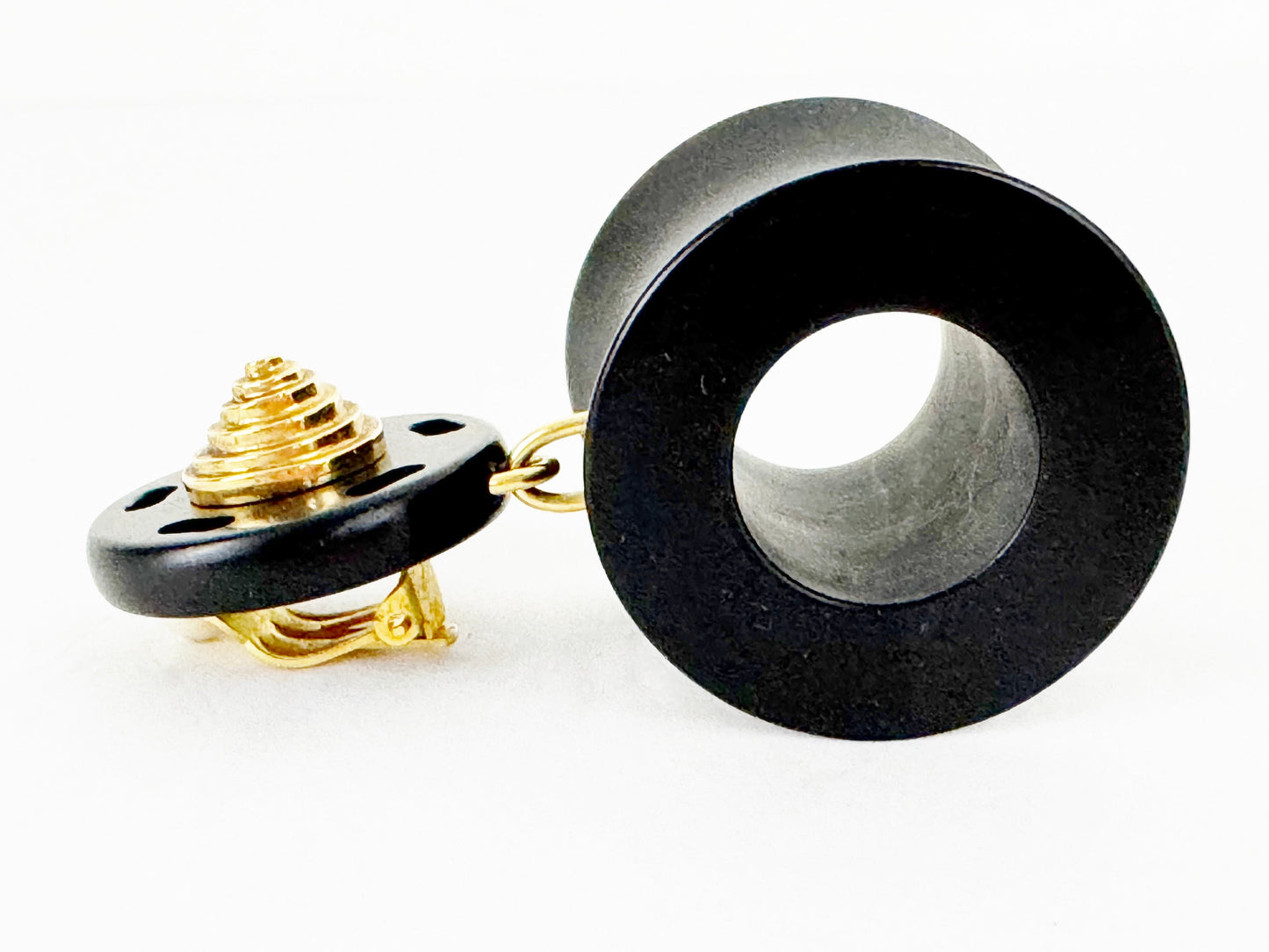 Isabel Canovas Spool Clip Earrings