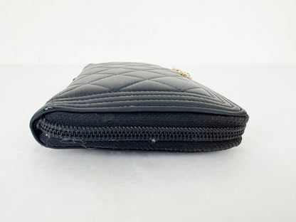 Chanel Boy Zip Around Wallet