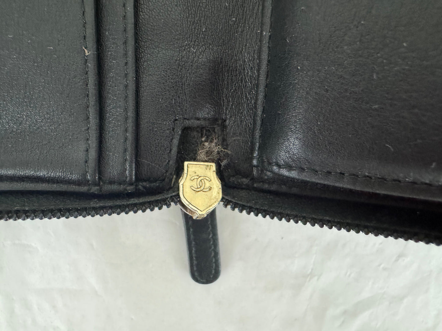 Chanel Boy Zip Around Wallet