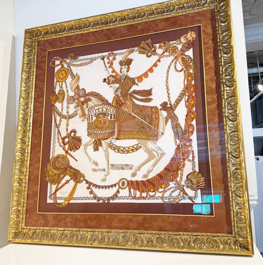 Hermes Framed Scarf