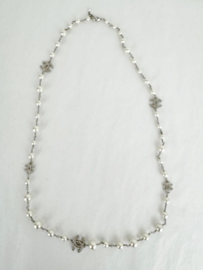 Chanel Pearl & Strass Necklace