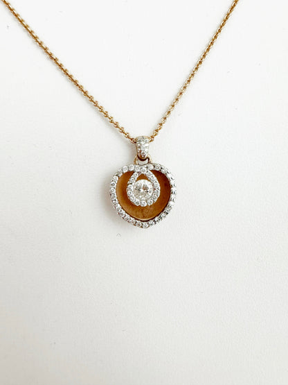 14K Diamond Pendant Necklace