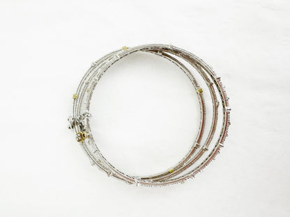 Judith Ripka 18K Trio Bangle Bracelets