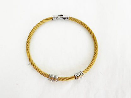 Alor 18K Double Station Cable Bracelet