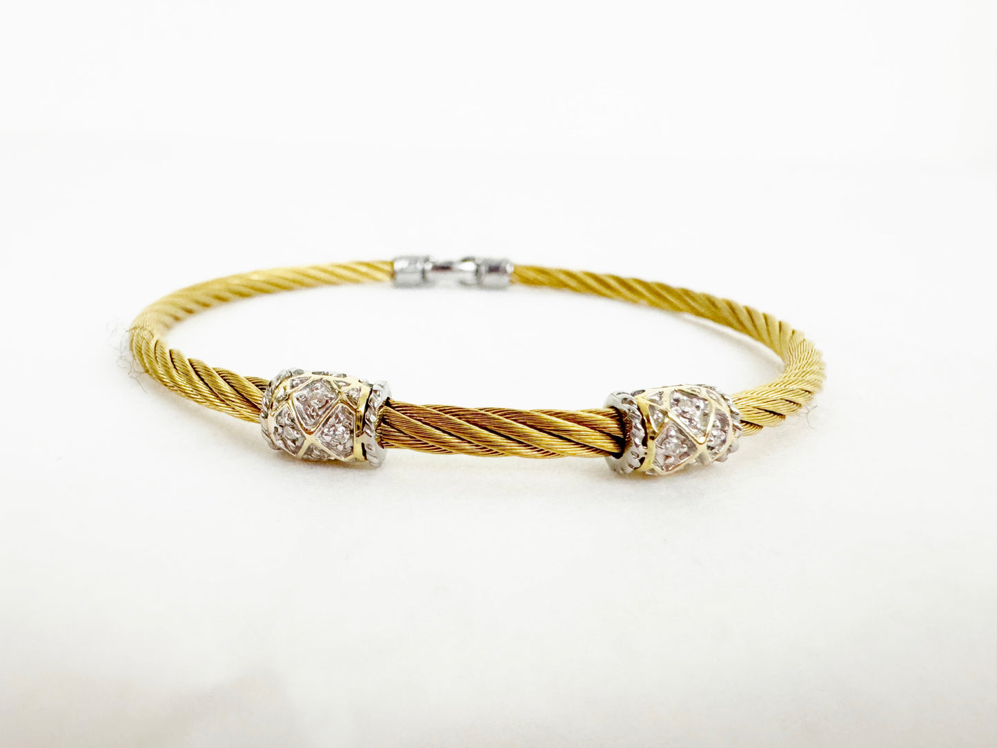 Alor 18K Double Station Cable Bracelet