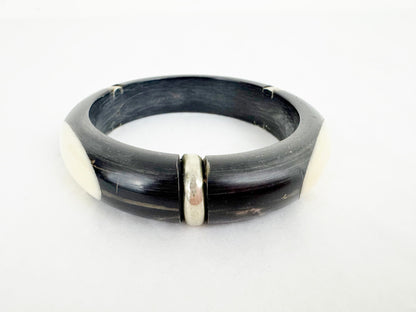 Ebony & Ivory Bangle Bracelet