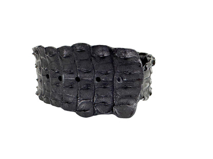 Wide Crocodile Belt