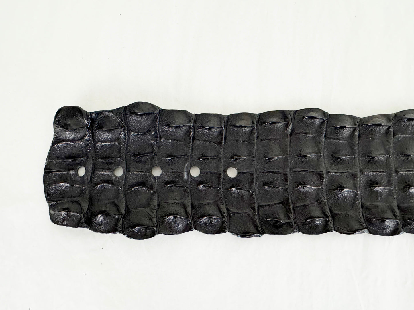 Wide Crocodile Belt