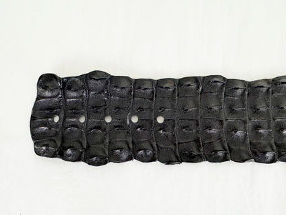 Wide Crocodile Belt